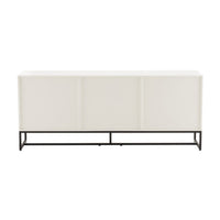 Svana 180cm Sideboard Buffet Table White, rear view
