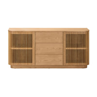 Tahlia 160cm Sideboard Modern 2 Door 3 Drawer Storage Cabinet Unit Natural