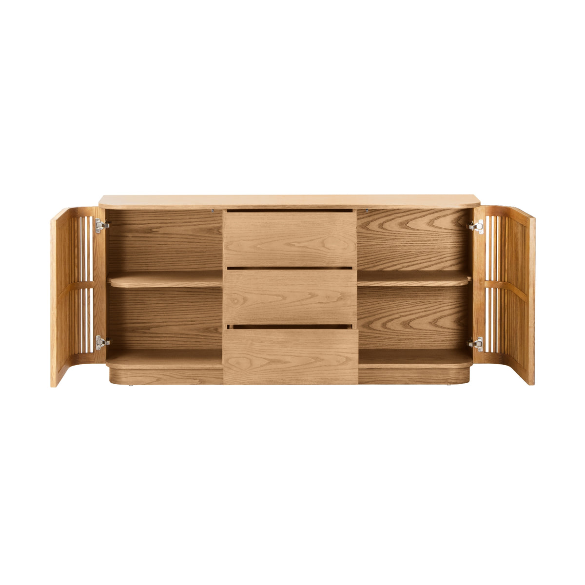 Tahlia 160cm Sideboard Modern 2 Door 3 Drawer Storage Cabinet Unit Natural