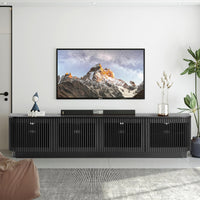 Tahlia 200cm 4 Doors ETU Entertainment TV Unit Black