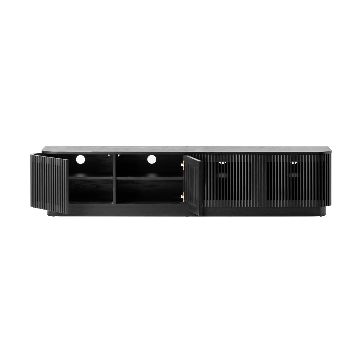 Tahlia 200cm 4 Doors ETU Entertainment TV Unit Black