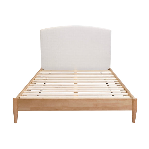 Tammy Double Bed Frame USB Port Oak Grey