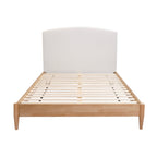 Tammy Queen Bed Frame USB Port Oak Grey