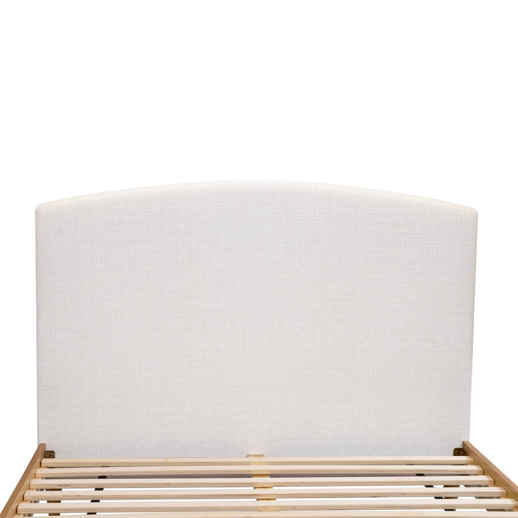 Tammy Queen Bed Frame USB Port Oak Grey