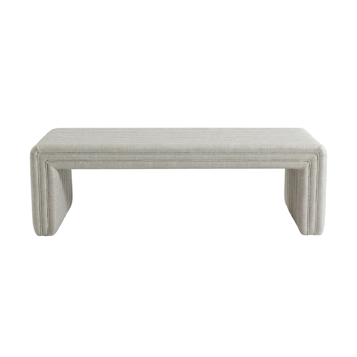 Tasker 140cm Linen Bench Ottoman Natural