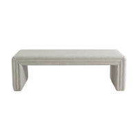 Tasker 140cm Linen Bench Ottoman Natural