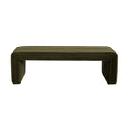Tasker 140cm Velvet Bench Ottoman Moss
