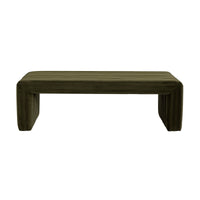 Tasker 140cm Velvet Bench Ottoman Moss