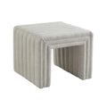 Tasker 55cm Linen Ottoman Natural