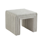 Tasker 55cm Linen Ottoman Natural