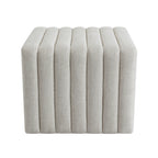 Tasker 55cm Linen Ottoman Natural