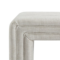 Tasker 55cm Linen Ottoman Natural
