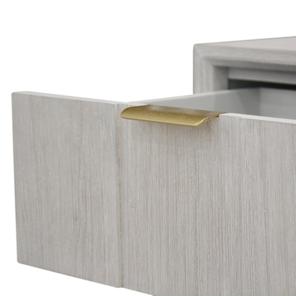 The Croft Bedside Table White Washed