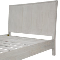 The Croft Double Bed Frame Acacia Timber Frame White Washed