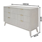 The Croft Dresser White Washed