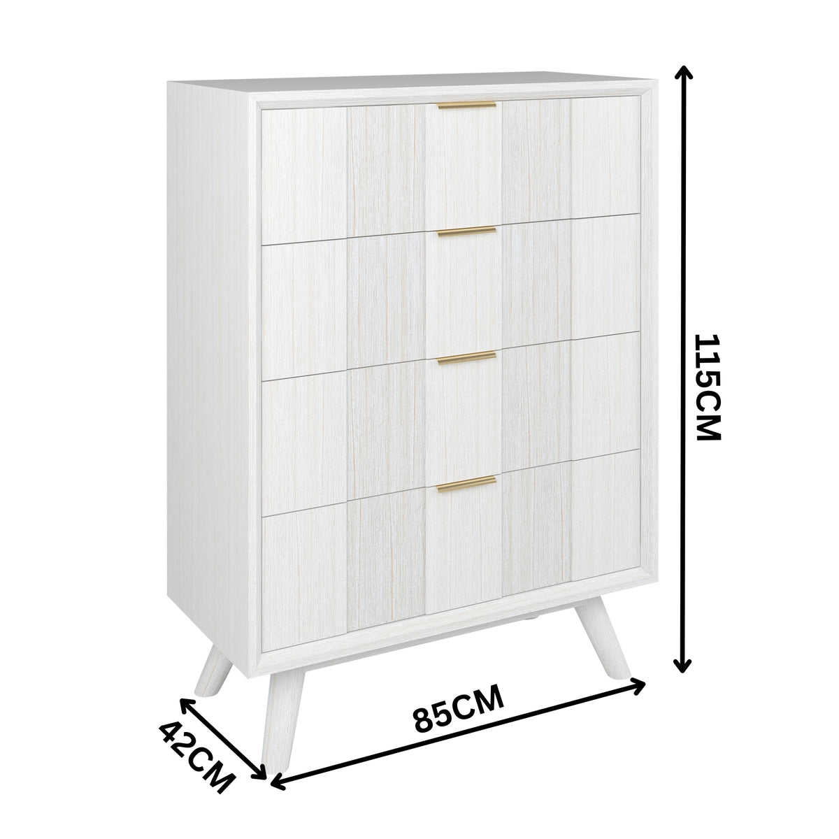 The Croft Tallboy White Washed
