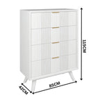 The Croft Tallboy White Washed