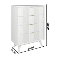 The Croft Tallboy White Washed