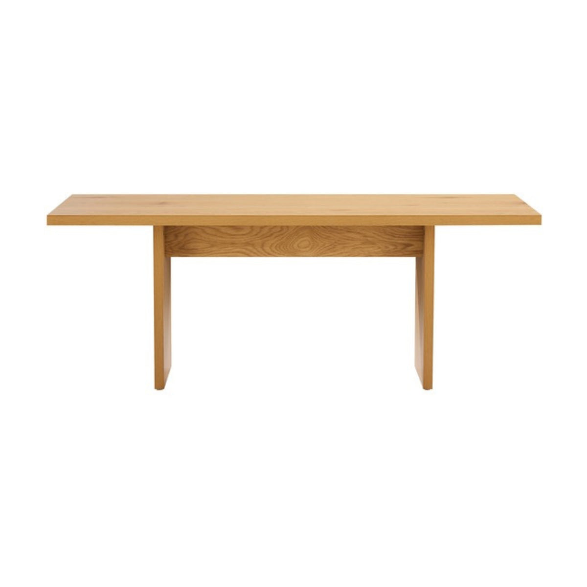 Thomasville 120cm Coffee Table Oak, front view on a white background
