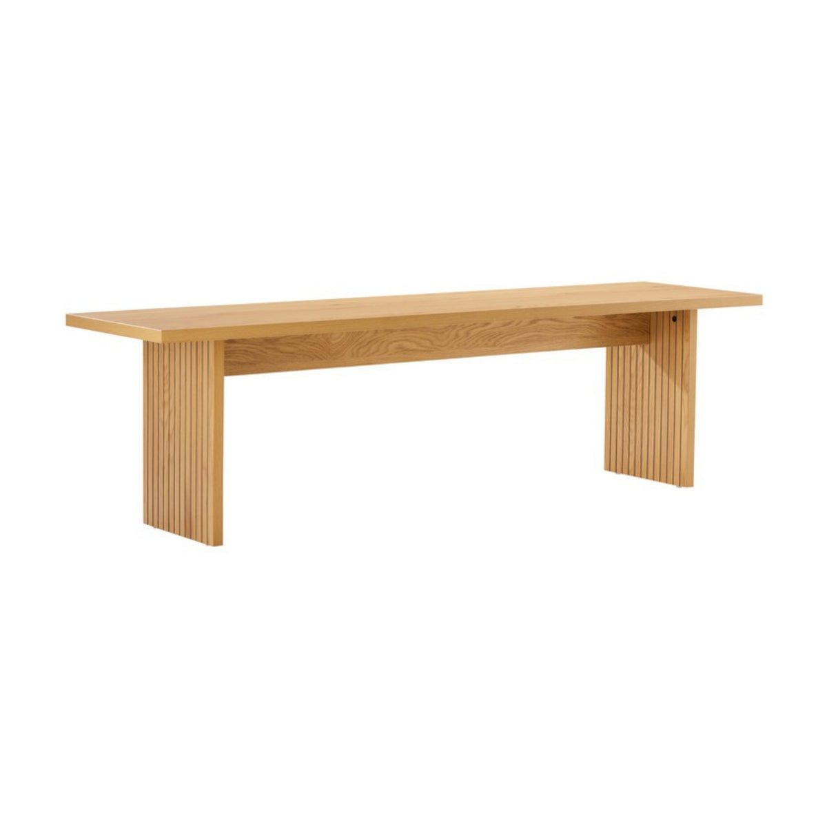 Thomasville 160cm Dining Bench Oak, low side view