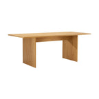 Thomasville 160cm Dining Table Oak, low front view