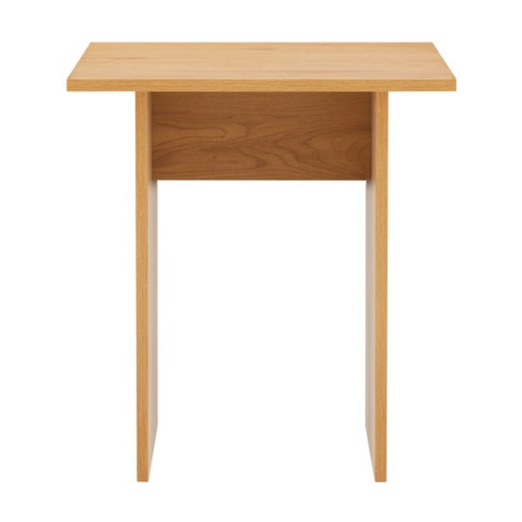 Thomasville 50cm Side Table Oak, front view on a white background