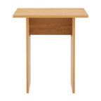 Thomasville 50cm Side Table Oak, front view on a white background