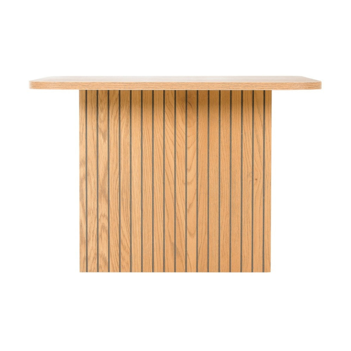 Thomasville 60cm Square Coffee Table Oak, side view