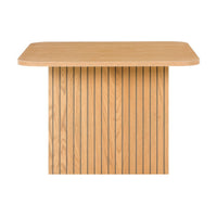 Thomasville 60cm Square Coffee Table Oak, low front view