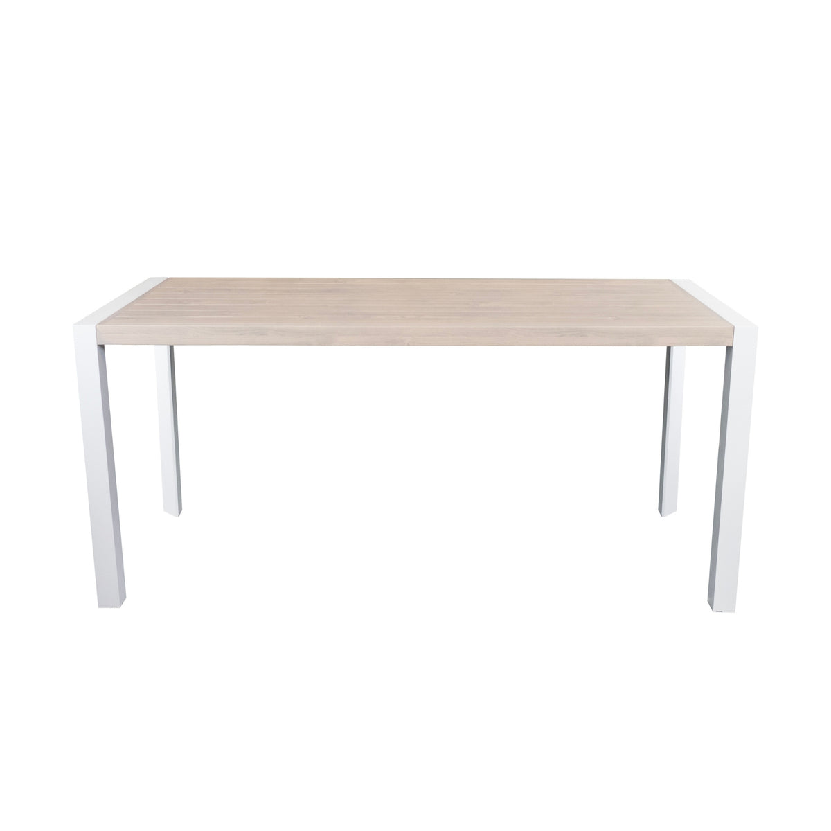 Torres 200cm Outdoor Aluminium 90cm High Bar Table White