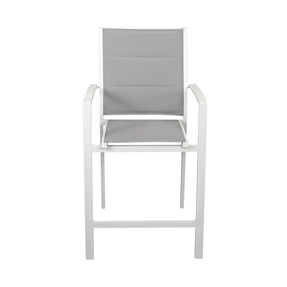 Torres 2pc Set Outdoor Barstool Aluminium Bar Chair White