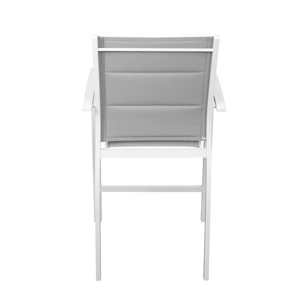 Torres 2pc Set Outdoor Barstool Aluminium Bar Chair White