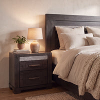 Tucker Bedside Charcoal Grey