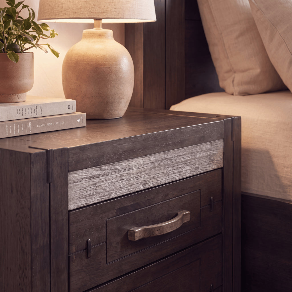 Tucker Bedside Charcoal Grey