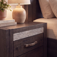 Tucker Bedside Charcoal Grey