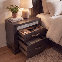 Tucker Bedside Charcoal Grey