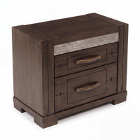 Tucker Bedside Charcoal Grey
