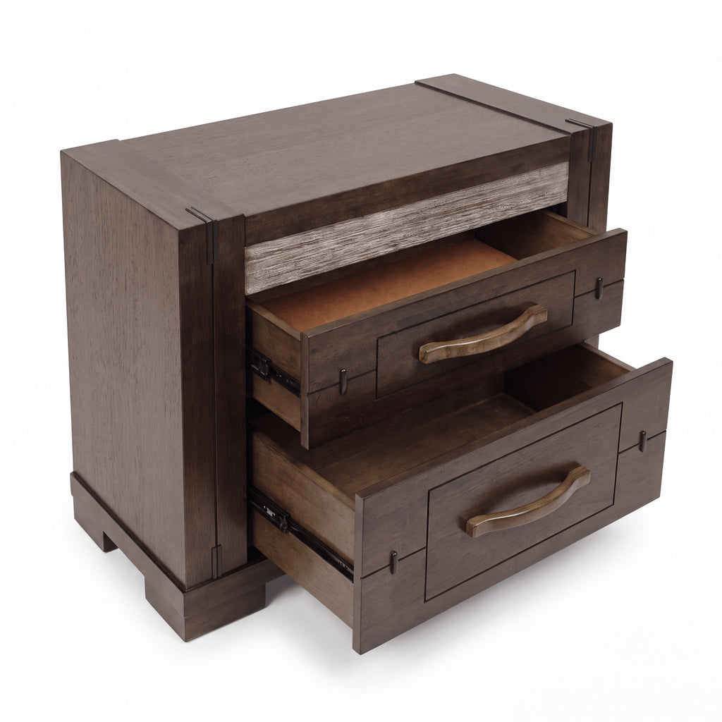 Tucker Bedside Charcoal Grey