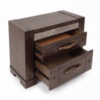 Tucker Bedside Charcoal Grey
