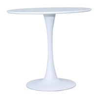 Tulip 80cm Dining Table Round 4 Seater White