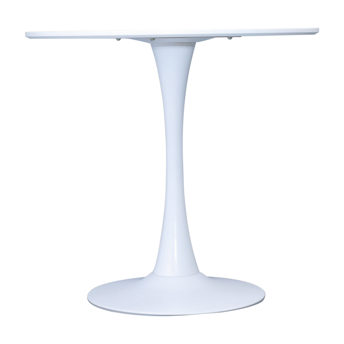 Tulip 80cm Dining Table Round 4 Seater White