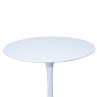 Tulip 80cm Dining Table Round 4 Seater White