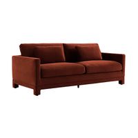Tully Muse 3 Seater Velvet Sofa Caramel