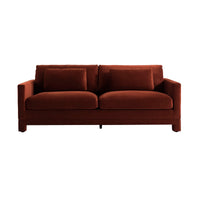 Tully Muse 3 Seater Velvet Sofa Caramel