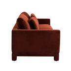 Tully Muse 3 Seater Velvet Sofa Caramel
