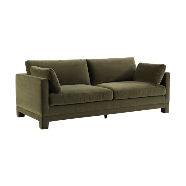 Tully Muse 3 Seater Velvet Sofa Moss