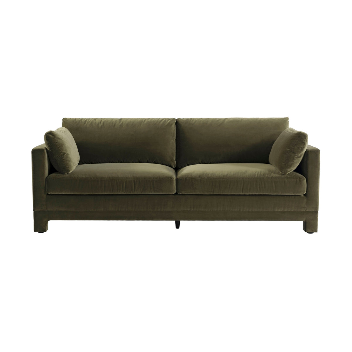 Tully Muse 3 Seater Velvet Sofa Moss