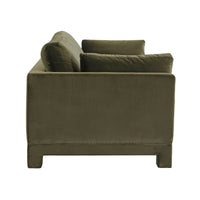 Tully Muse 3 Seater Velvet Sofa Moss