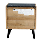 Thelma 2 Drawers Bedside Table Riviera Oak