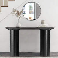 Marty 140cm Console Hallway Entrance Table Black